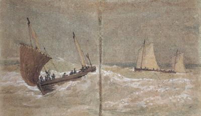 Joseph Mallord William Turner Sailing boats at sea (mk31) china oil painting image